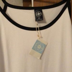 Black and white stripe maxi